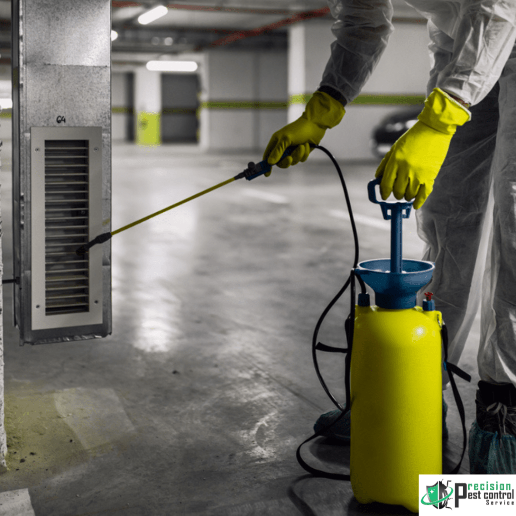 Spraying for Pests in Ventilation